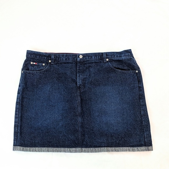 Tommy Hilfiger Dresses & Skirts - Tommy Hilfiger Dark Wash Denim Skirt